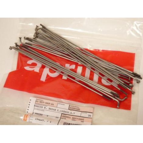 Rayon de jante origine pour Moto Aprilia 50 Classic 1992 à 1999