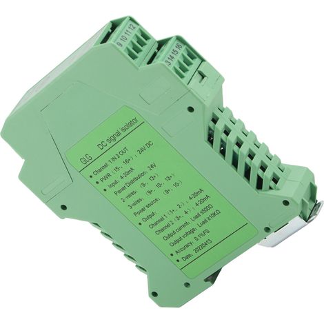 4-20mA Signal-Isolator-Transmitter für SPS, 24V DC Signalaufbereiter (4) (1/5)