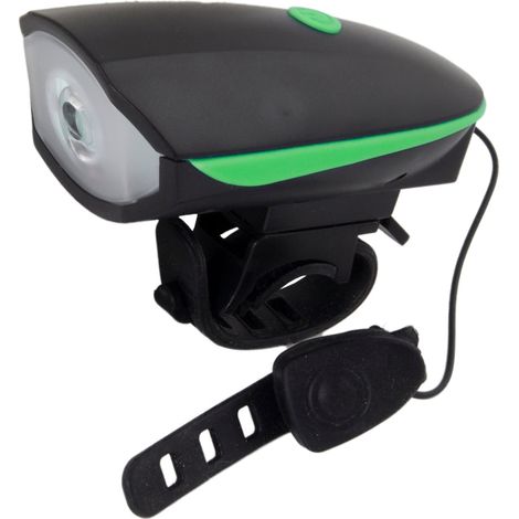 Luce anteriore a led per bici Esperanza con campanello Alfard