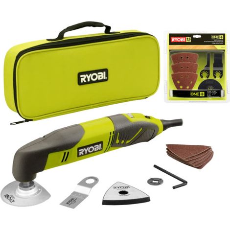 Pack RYOBI Outil multifonctions RMT200-S - 200W - kit spécial bois 15 pièces - RAK15MT (1/5)