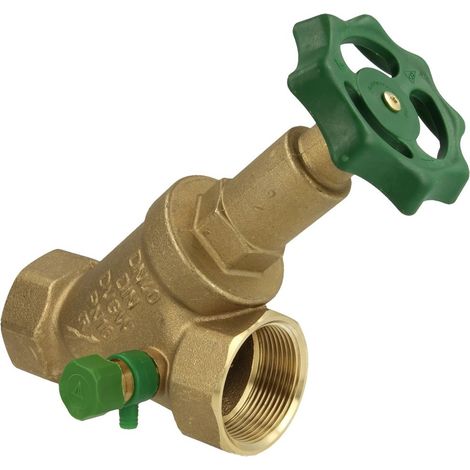 Vanne à passage direct 1 ½’’  FF avec purge et broche non montante