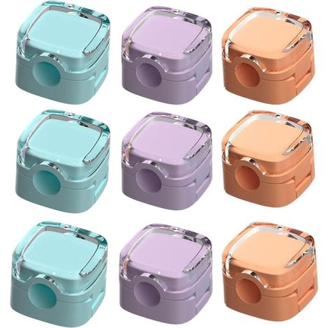 Lot de 9 clips de câble magnétiques autocollants pour bureau (1/5)