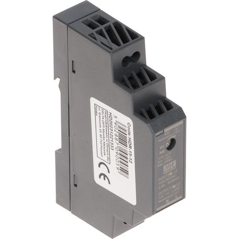 ALIMENTATORE SWITCHING MEAN WELL HDR-15-12