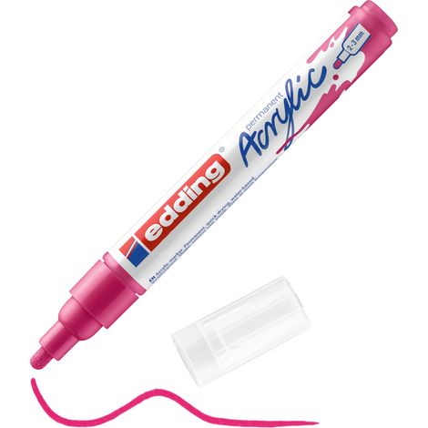 edding 5100 acrylic marker medium telemagenta matt (1/5)