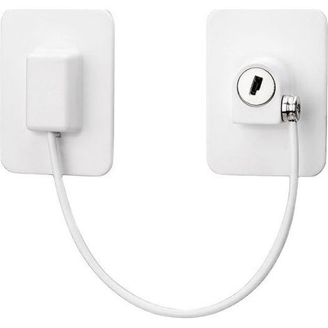 Serrure de sécurité pour réfrigérateur avec clé, verrou de protection pour placard et frigo