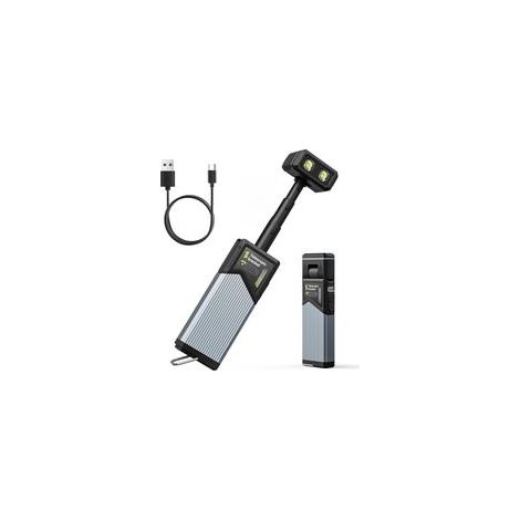 Lampe de Travail Télescopique, rotative à 270° avec 4 Modes d'éclairage, Magnétique IP44 étanche pour Réparation de Voiturecamping