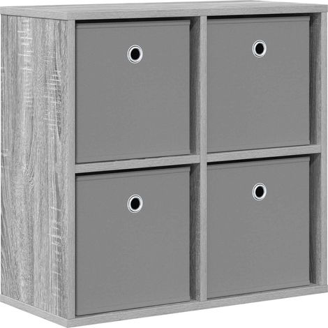 Credenza con cassetto Grigio Sonoma 59,5 x 27 x 57 cm vidaXL