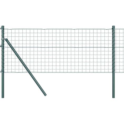 Maison Exclusive - Ground Fix Geschweißter Drahtzaun 25 x 0,8 m (