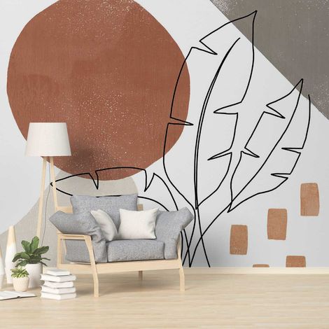 Papier peint cercle d'ocre papier peint (1/5)