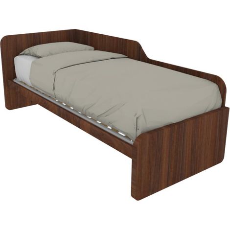 Divano letto sagomato 80x190 - Noce canaletto (1/5)