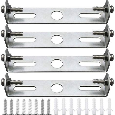 4 Pièces Support de Fixation pour Plafonnier 105 mm Luminaire Suspendu Accessoires Lustre de Plafond Plafonnier Plaque de Base Plaques de Lampe de Plafond Supports de Plaque et Accessoires- (1/5)