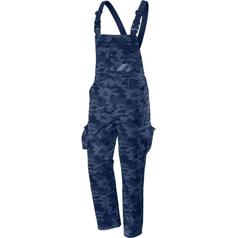 Arbeitslatzhose in Camouflage-Marineblau, Größe XS (1/5)