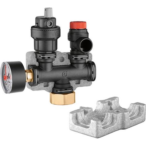 Collecteur en technopolymère pour systèmes de chauffage Caleffi 305663 Tecnopolimero