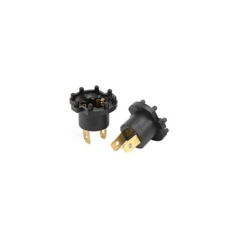 Support de douille d'ampoule de feu arrière automatique, 2 pièces, remplacement en plastique adapté pour Kawasaki ER6F