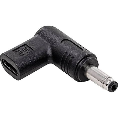 Adattatore USB-C / 4,8x1,7 mm per laptop HP Asus AK-ND-C17 con Power Delivery 100W