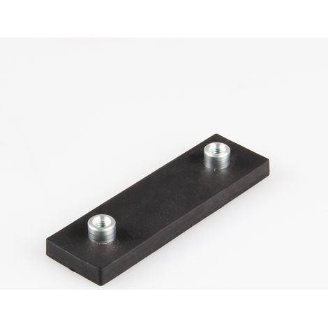 Magna-C Gummiertes Magnetsystem 75x22,5x6mm Gewindebuchse (1/3)
