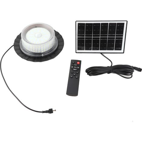 Solar-Hängeleuchte mit 244 LEDs aus Aluminiumlegierung und ABS, wasserdicht, mit Fernbedienung, ideal für Gartenhäuser, Camping, Pergolen oder Zelte. Perfekt für Garten, Camping und alle anderen Aktiv (1/5)