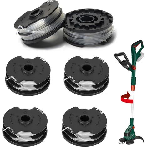 Fil de Rechange Ø1,6 mm pour Parkside PRT 550 (A1/B2/C3) - Set de 6 Bobines Coupe-Bordure (8,3m) (1/5)