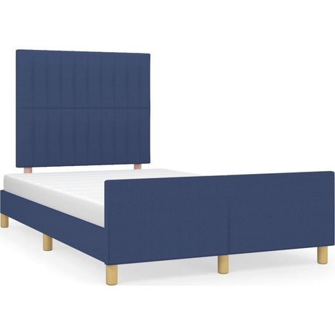 Maison Exclusive - Giroletto senza Materasso Blu 120x190 cm in Tessuto (1/5)