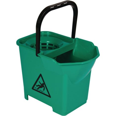 Seau essoreur vert - 28 x 40 x 30 mm - JANTEX (1/2)