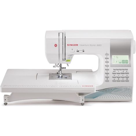 Singer Quantum Stylist™ 9960 Macchina da cucire Numero di punti 600 Numero di asole 13 Bianco (1/5)