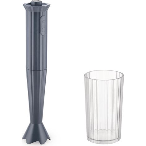 Alessi Frullatore ad Immersione Grigio Plissé MDL10G (1/4)