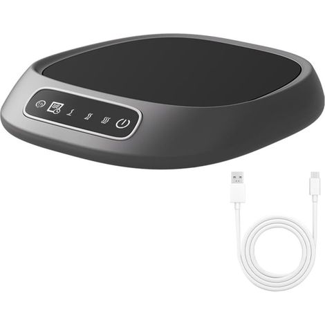 Sottobicchiere riscaldato USB, scaldatazze intelligente con tappetino antiscivolo, scaldatazze elettrico per mantenere la temperatura delle bevande, adatto per caffè, tè, latte e altre bevande calde ( (1/5)