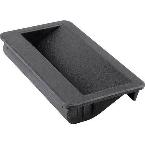 MENTOR 3233.2003 POIGNÉE EN COQUILLE NOIR (L X L X H) 110 X 18 X 56.3 MM 1 PC(S) (1/2)