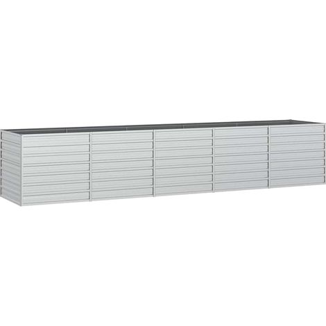 Maison Exclusive - Garten-Hochbeet 400x80x77 cm Verzinkter Stahl (1/5)