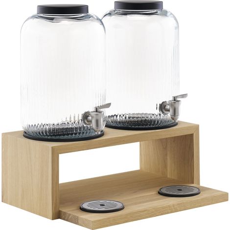 Dispensador de bebidas APS Valo, 2 unidades, capacidad 14 litros, altura 465 mm