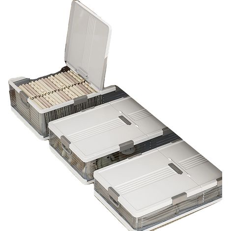 Organisateur sous le lit, Matériaux PP, Dimensions 101 cm x 51,5 cm x 24 cm, Type de montage autoportant, Assemblage requis Oui, Design pliable (1/5)