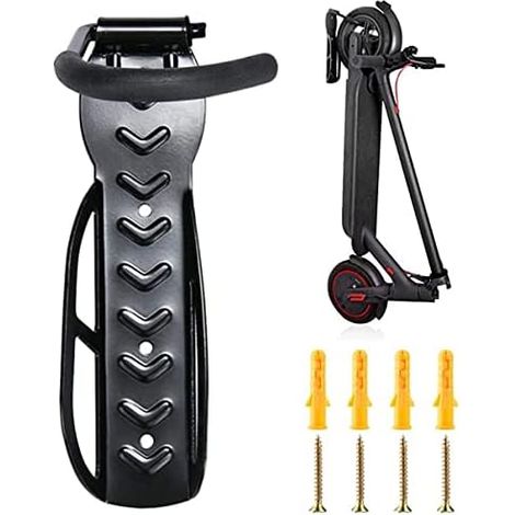Cadre de Scooter Electrique, Universel Support Mural pour Scooter,Crochet Mural Suspendu pour Xiaomi M365 Pro, Accessoires de Scooter Electrique pour Rack Suspendu Fixe - Charge Maximale : 30 kg (1/5)