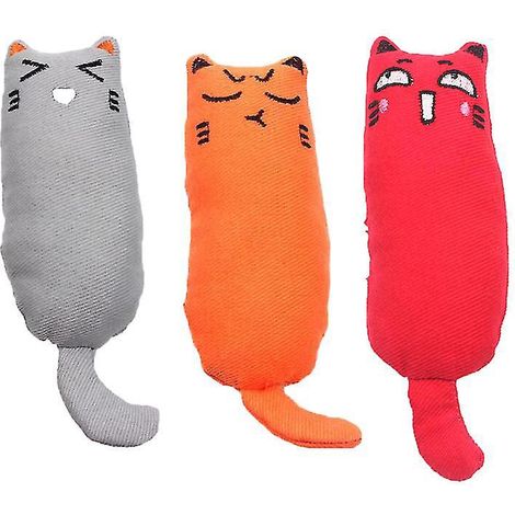 Lot de 3 jouets à l'herbe à chat pour chats (1/3)