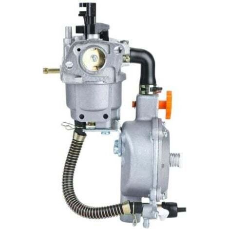 Carburateur Double Carburant GPL/Gaz Naturel pour Générateur 2-6.5kW, Compatible Moteurs 168F GX160 GX200 8-9HP, avec Contrôle de Starter Manuel (1/4)