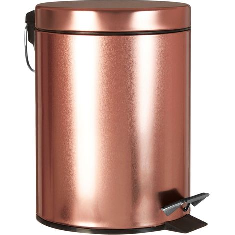 Premier Housewares Rose Gold Pedal Bin � 5Ltr (1/4)