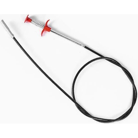 Lot de 3 Furet Deboucheur Canalisation 0.6m, 0.9m et 1.6m, Tiges TéLescopiques Flexibles avec Pince à Griffes, Outil DéBouchage pour éViers, Baignoires, Toilettes Canalisations -