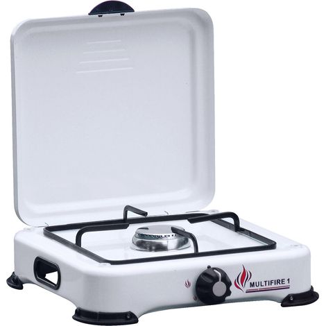 FORNELLO A GAS GPL 1 FUOCO FORNELLINO DA CAMPEGGIO PORTATILE C/COP MULTIFIRE 1 (1/3)