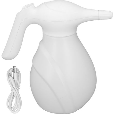 Arrosoir Électrique Léger avec Pulvérisation Automatique Uniforme et LED pour Plantes, Blanc (1/5)