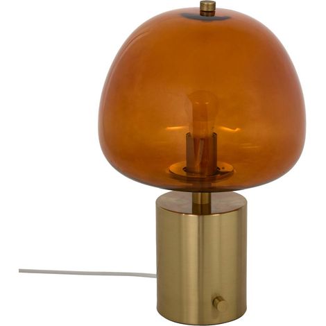 Lámpara Elie con forma de seta, 41 cm de altura, roja - Atmosphera créateur d'intérieur (1/3)