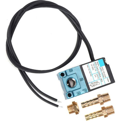 Électrovanne 3 voies de contrôle de suralimentation 12V 5,4W 35A pour turbo, régulateur de pression, pièce moteur automobile (1/5)