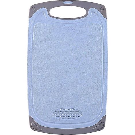planche Dcouper Les Ingrdients Sains Bleu 1 Pice Planche Dcouper Les Grillades Avec Fente Pour Le Jus Peut Tre Utilise Pour Les Lgumes, La Viand (1/5)