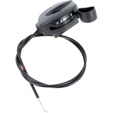 Câble accélérateur pour débroussailleuse – Compatible avec modèles GGP, Stiga, Alpina – Pour terrains accidentés – Boîtier inclus
