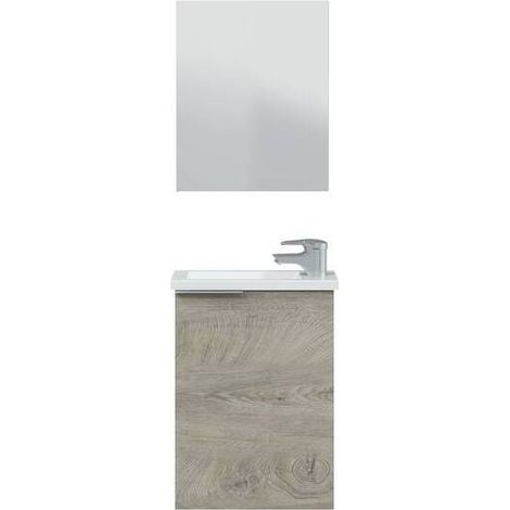 KIT MOBILE BAGNO 1 ANTA 40 SOSP. LAVABO ROVERE