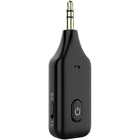 Adaptateur Bluetooth pour voiture avec prise audio 3,5 mm, récepteur/émetteur Bluetooth V5.1 RX/TX, kit mains libres pour voiture, émetteur Bluetooth, compatible avec les systèmes stéréo, les ordinate (1/5)