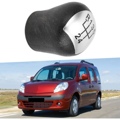 Manopola del cambio in ABS a 5 marce per Kangoo e Clio 2006‑2008 (1/5)