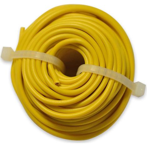 Filo elettrico auto flessibile 1 mmÂ² giallo (10 m)
