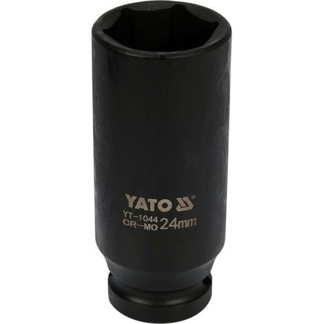 VASO DE IMPACTO YATO DE 6 PUNTAS, 12 DE LARGO, 24 MM (1/3)
