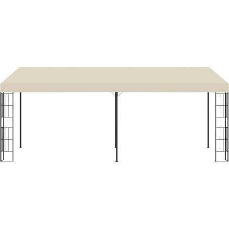 Belvédère mural 3x6 m Crème Tissu