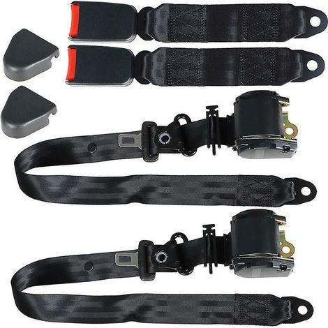 Ceinture de sécurité à trois points entièrement automatique pour camion de voiture ceinture de sécurité universelle rétractable automatique ceinture de sécurité pour conducteur (1/5)