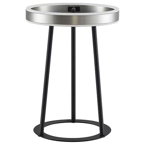 [NEUWERTIG] B-Ware Lucande Tischleuchte Tischlampe Led Lampe Nickel Schwarz